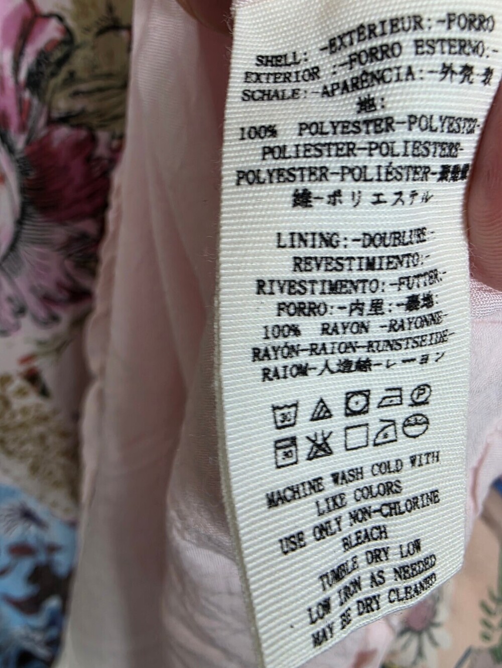 Free People Floral Patchwork Maxi Skirt Size 10 - Picture 4 of 4